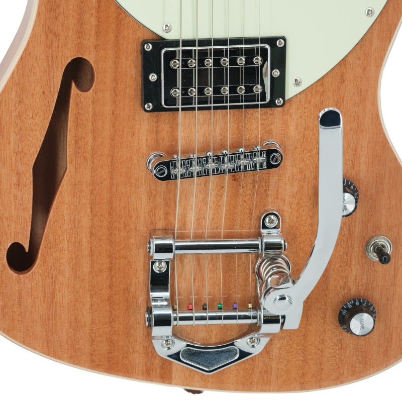 Prodipe Guitars Jazz Master Thin line, natural