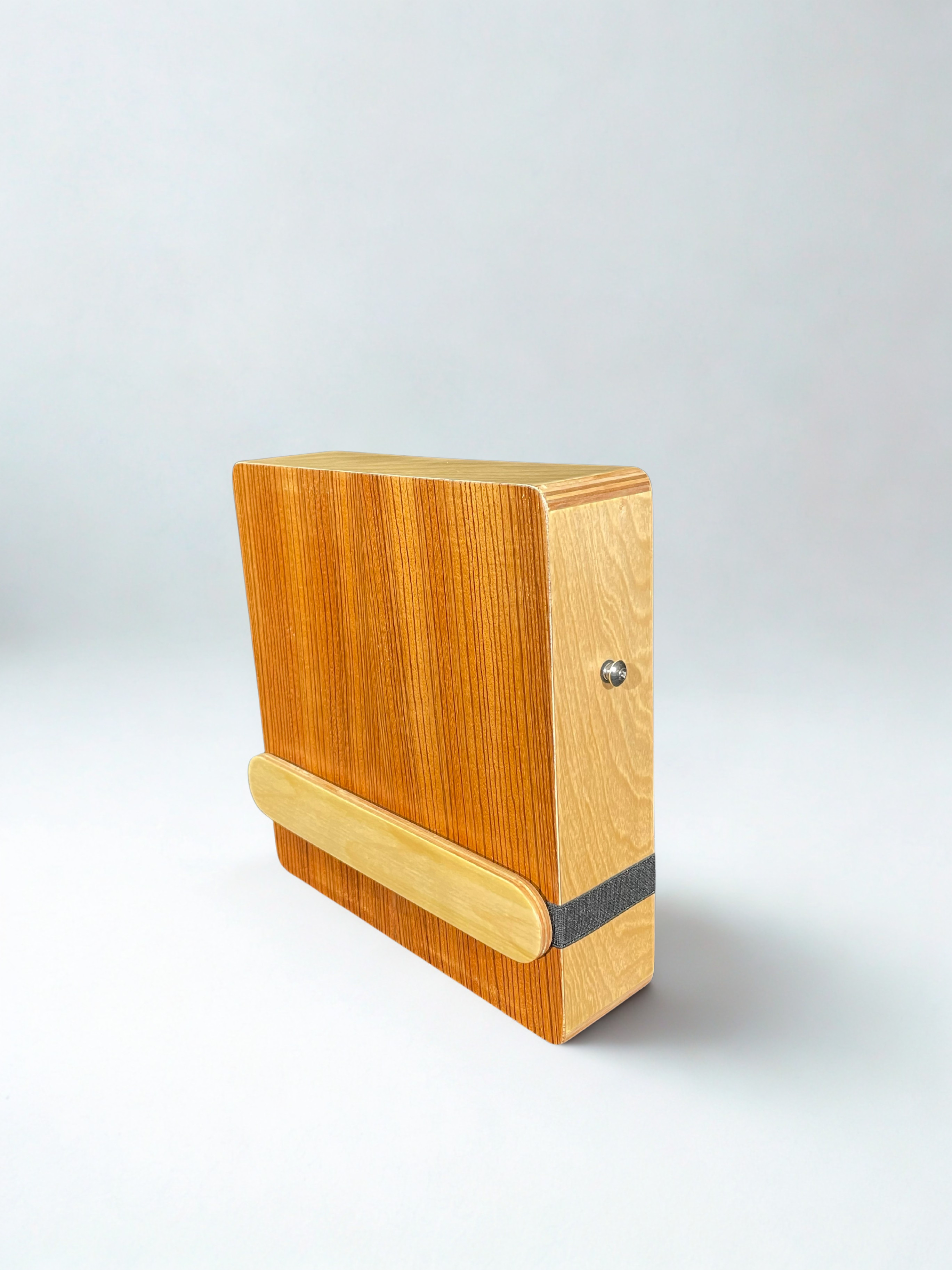 U-Turn Travel Cajon 30x30 Maple & Zebrawood