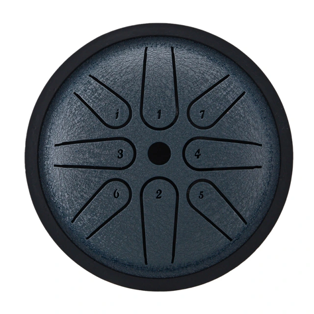 U-Turn Steel Tongue Drum 4" 8 Töne, midnight blue