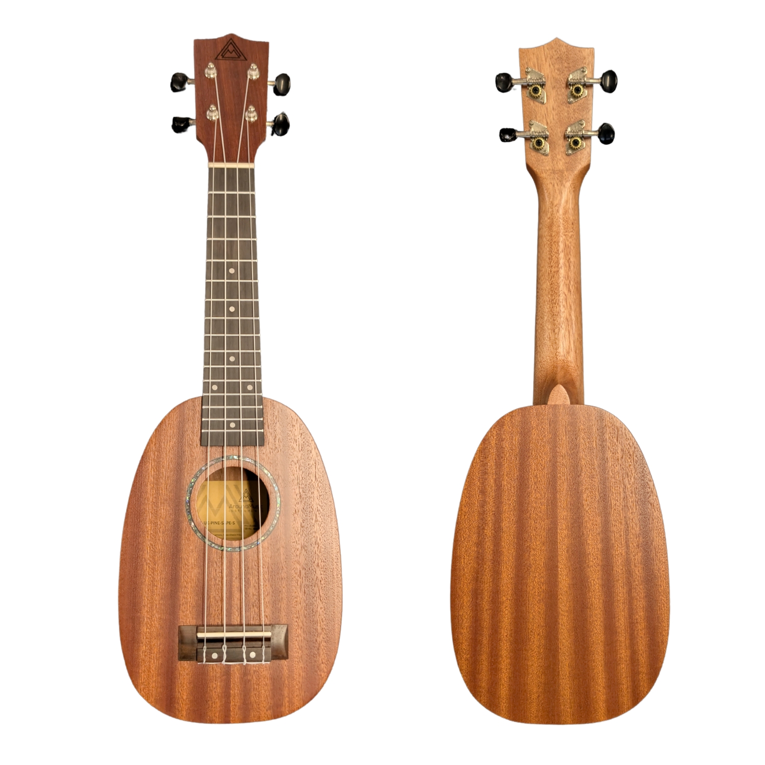Around Music Instruments Sopranukulele Pineapple Sapele