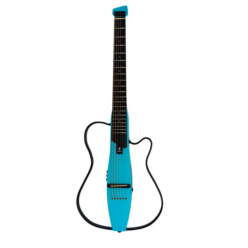 Silent Guitar Western Headless, turquoise blue