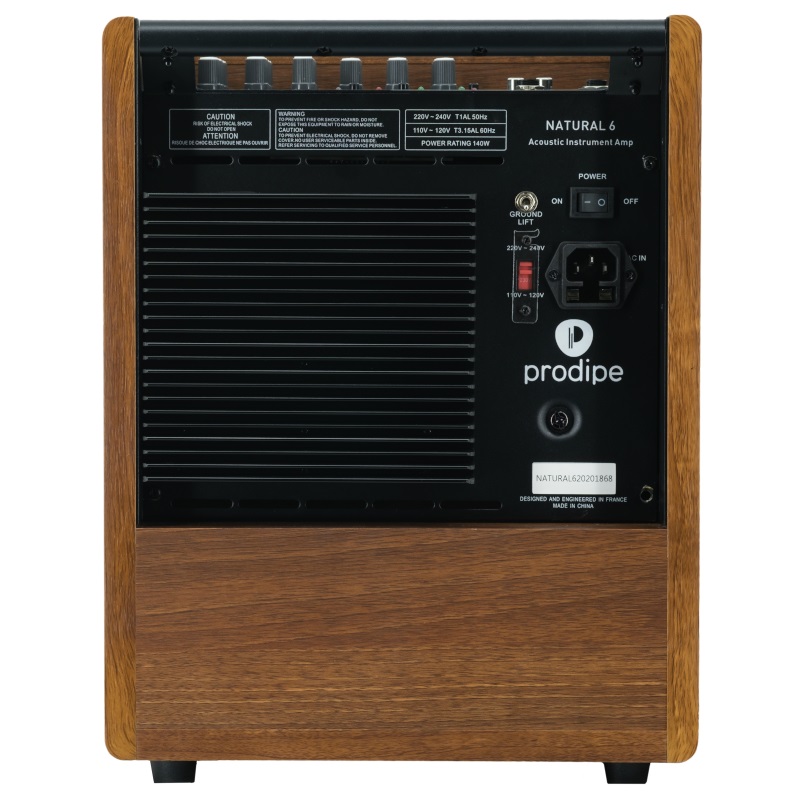 Prodipe  Amp Natural 6v2 Walnut Wood