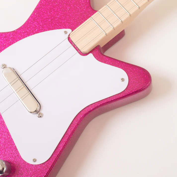 Loog Pro Electric Guitars  Sparkle Pink