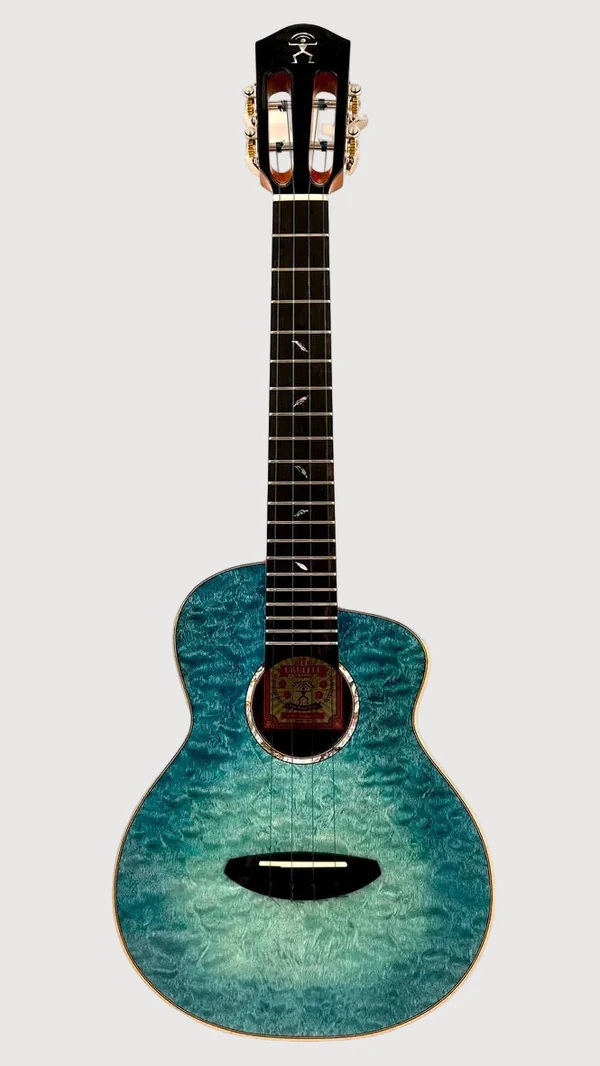 aNueNue UT188MB Feather Series – Premium Tenor Ukulele mit Double-Top und 5A Taiwan Koa