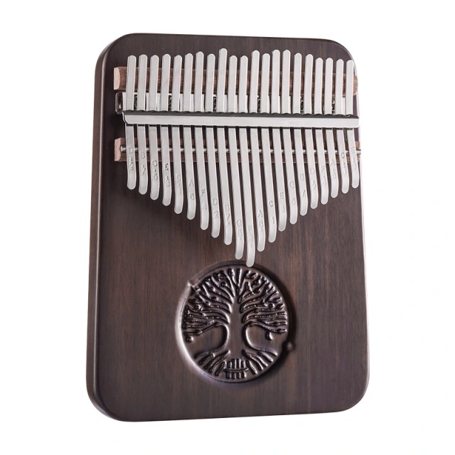 Hluru Kalimba 21  Walnuss, tree of life