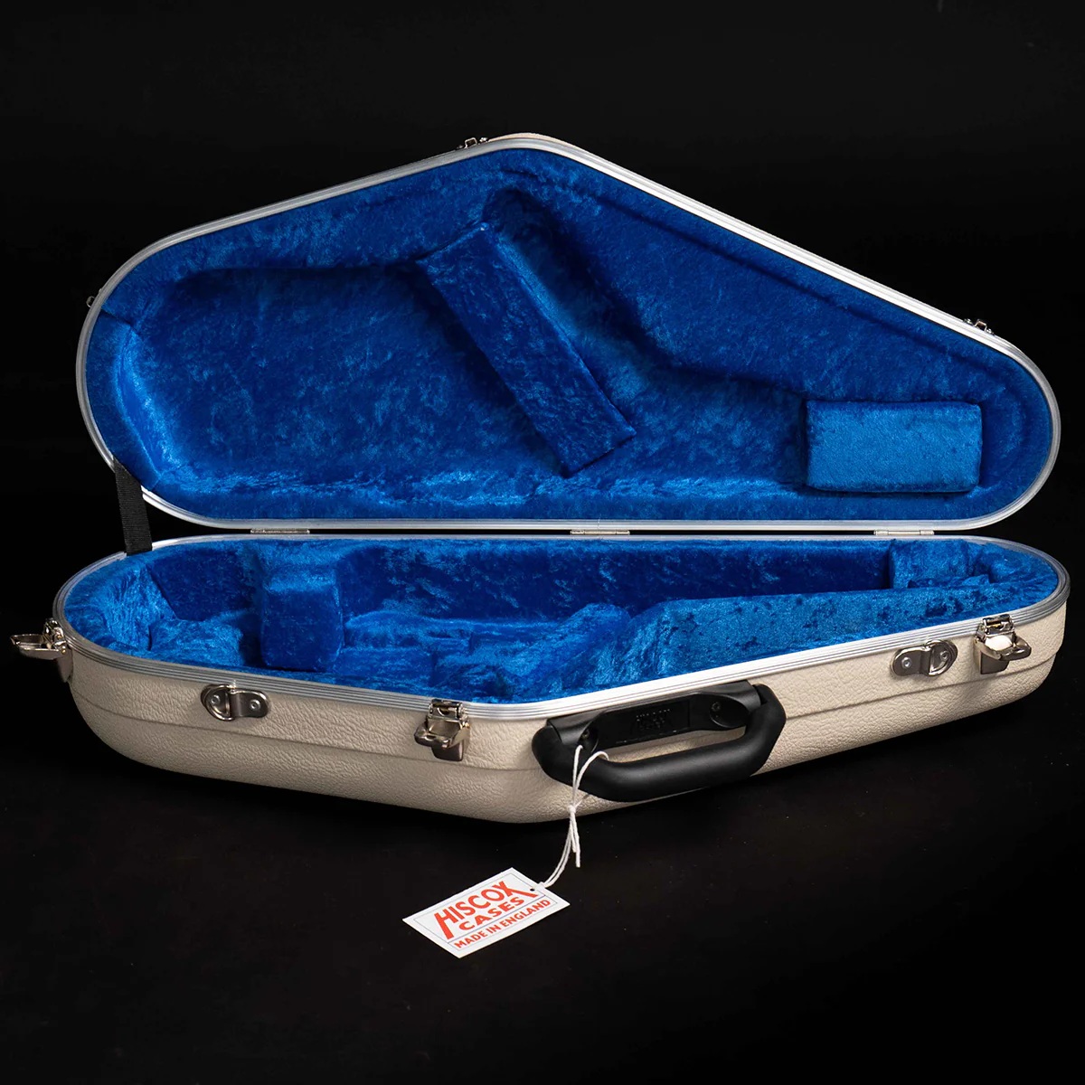 Hiscox WAS Saxophone Case, ivory/blue