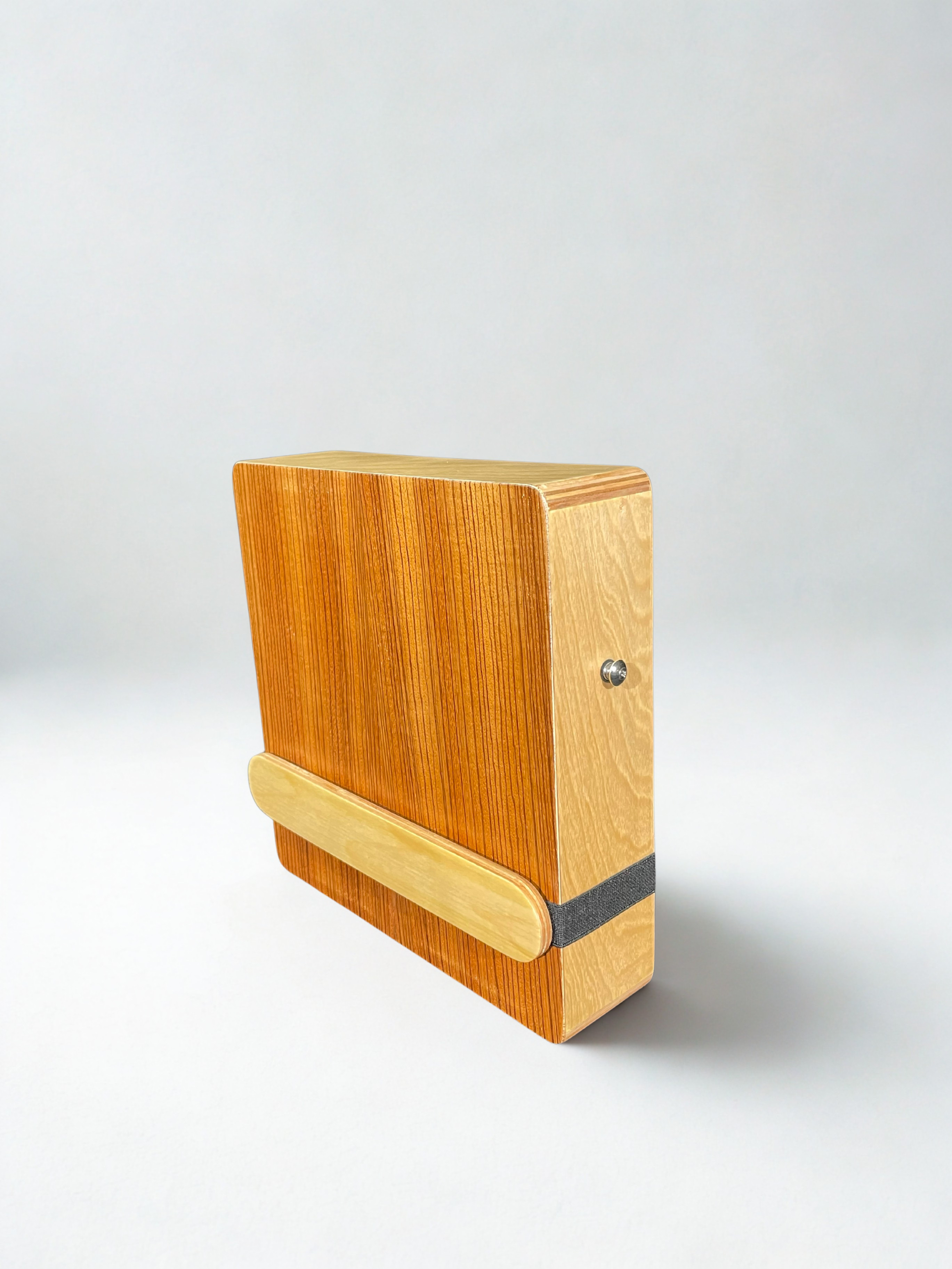 U-Turn Travel Cajon 30x30 Maple & Zebrawood
