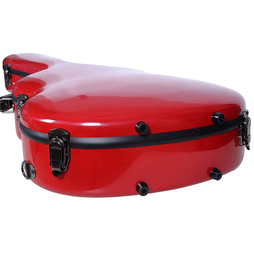 Crossrock CRF2021C Fiberglass Konzertgitarre, red