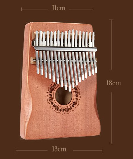Hluru Kalimba HD17 aus Pappel mit Ergogrip