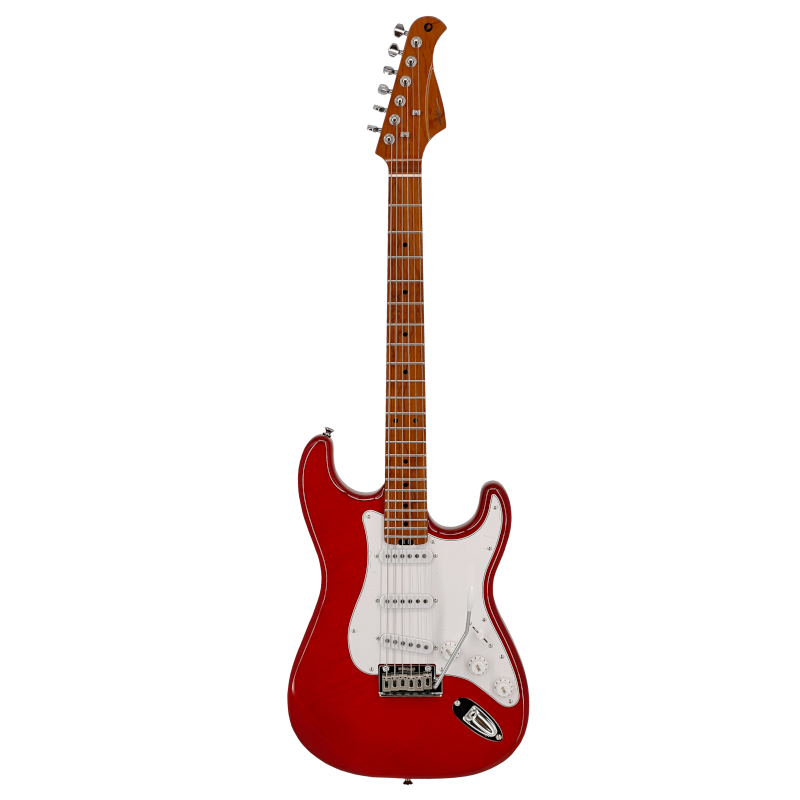 Prodipe Guitars Orgin Stratocaster, burgundy red