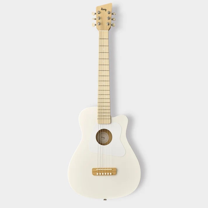 Loog Pro Acoustic Guitar VI - White