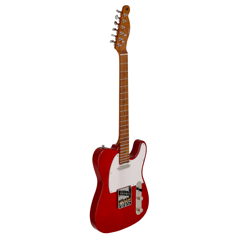 Prodipe Guitars Orgin Telecaster, burgundy red