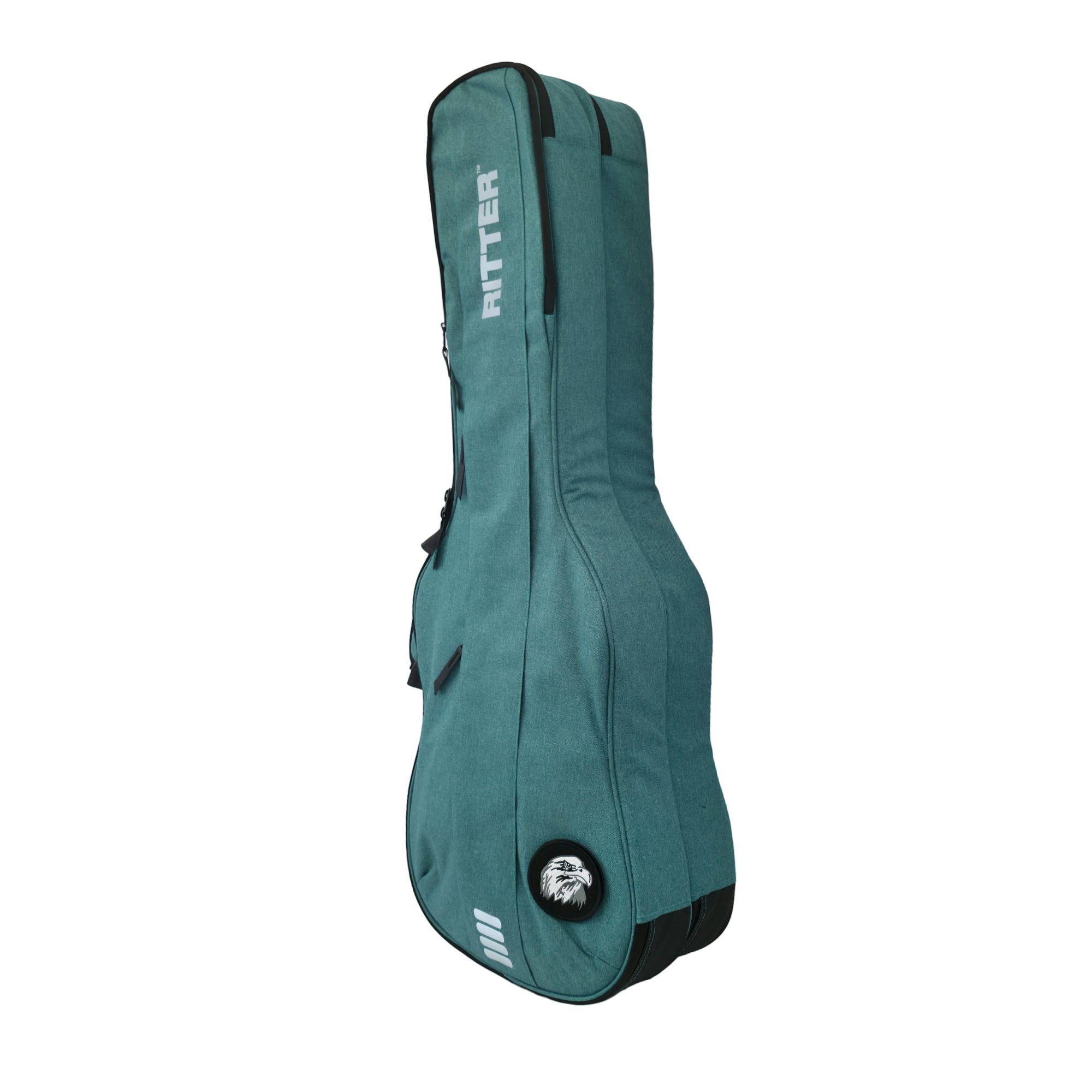Ritter Gigbag Bern Double Electric Guitar, Aqual Green