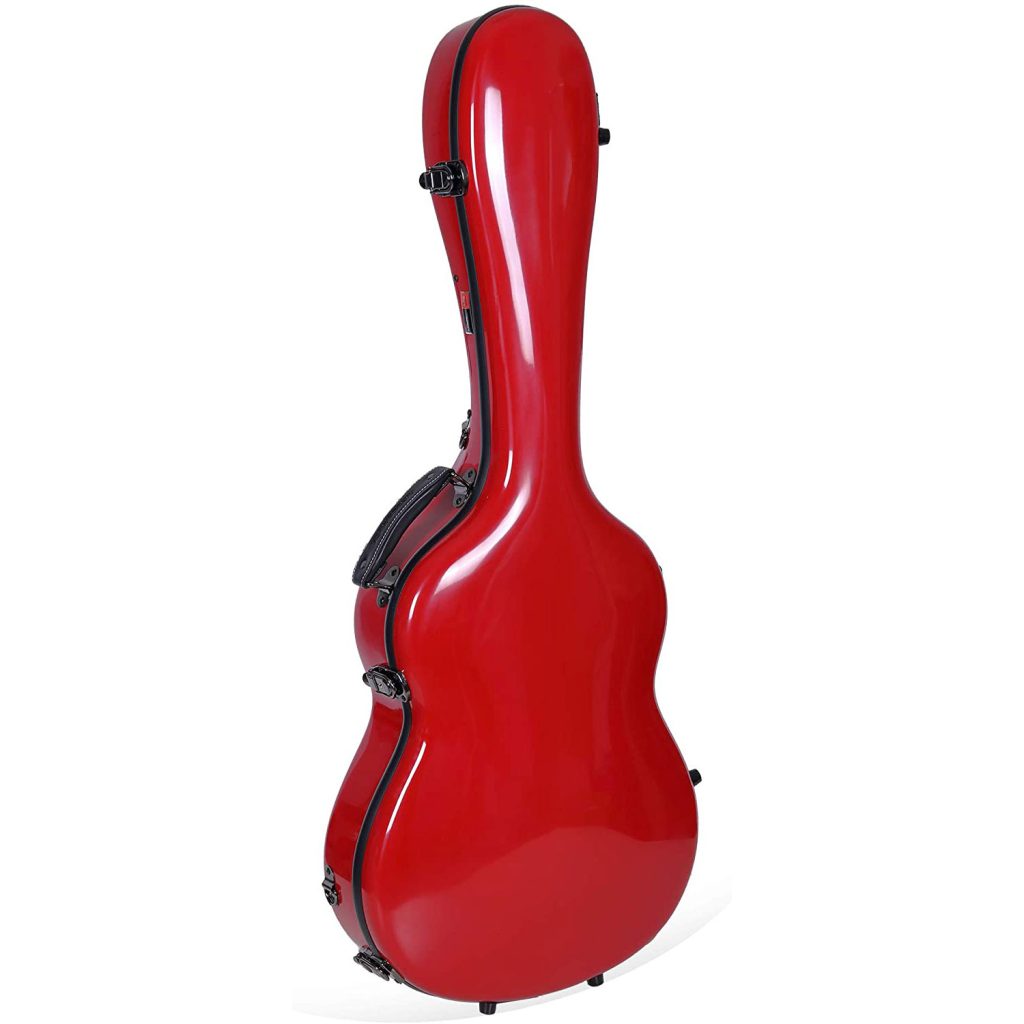 Crossrock CRF2021C Fiberglass Konzertgitarre, red