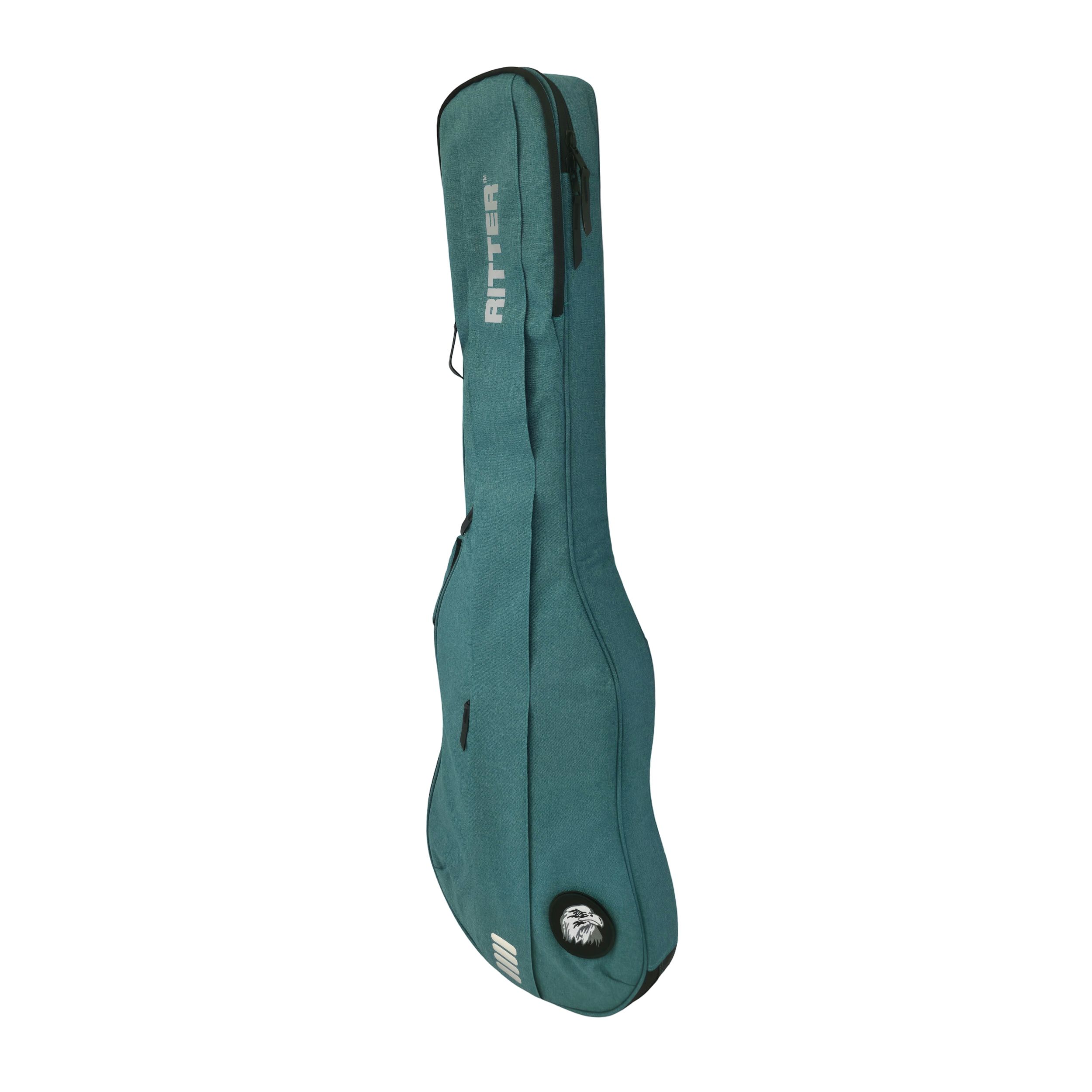 Ritter Gigbag Bern Bass Guitar, Aqua Green