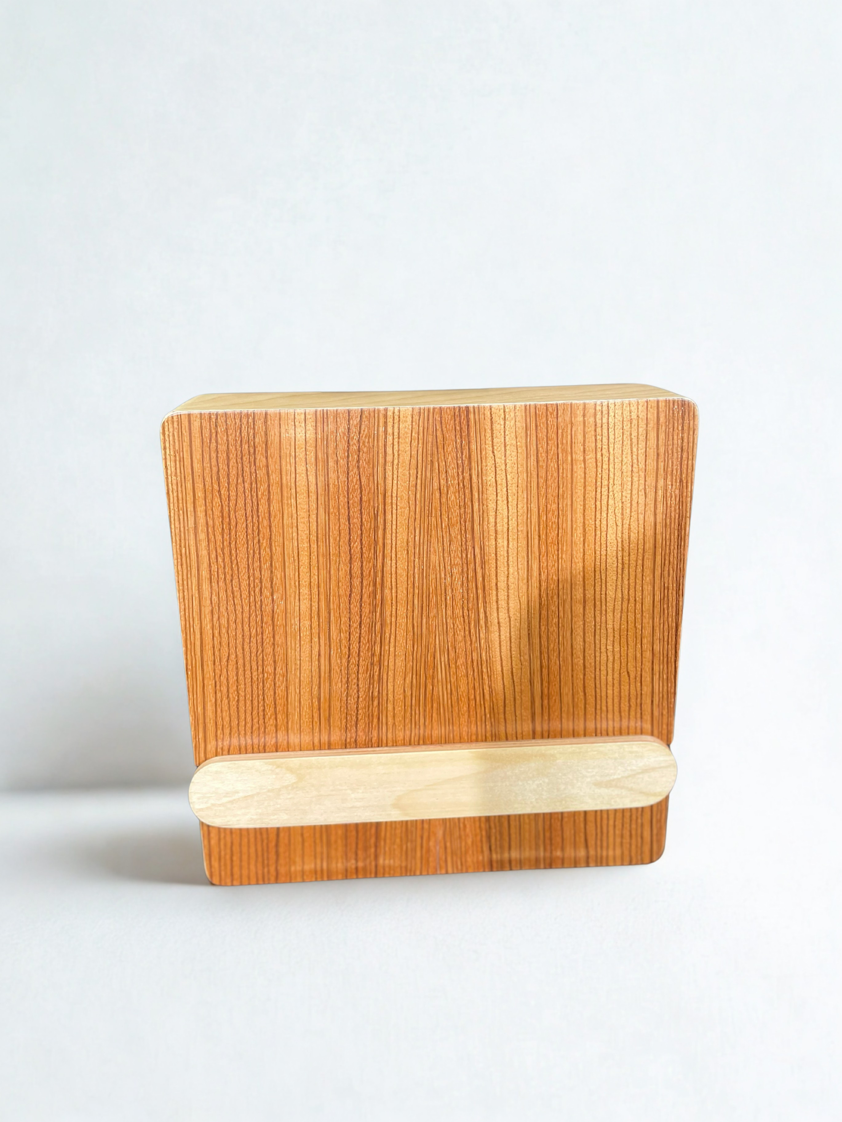 U-Turn Travel Cajon 30x30 Maple & Zebrawood