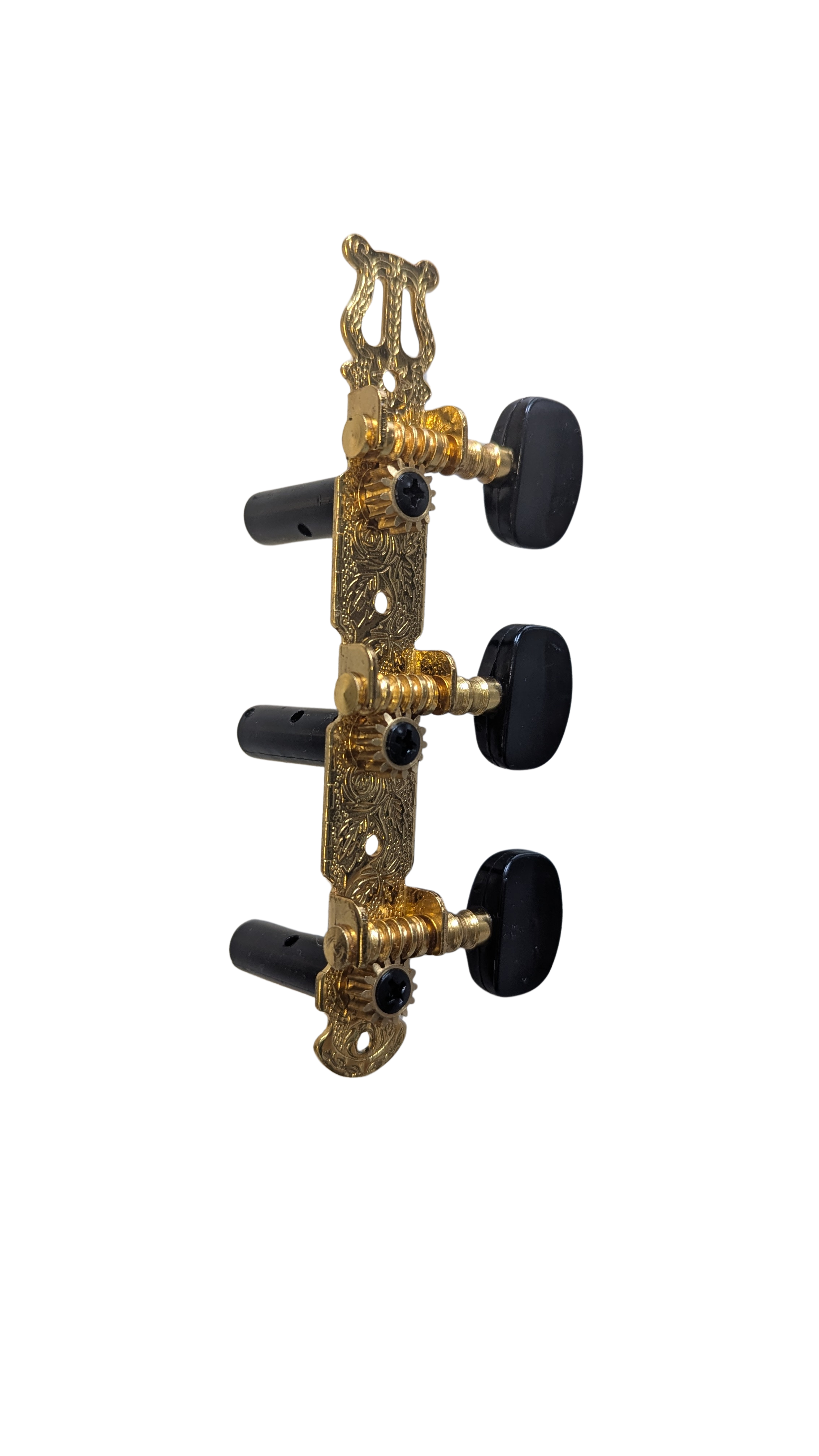 AG302 Stimmmechanik für Konzertgitarre Gold/Schwarz – Klassikgitarrenmechanik 3+3