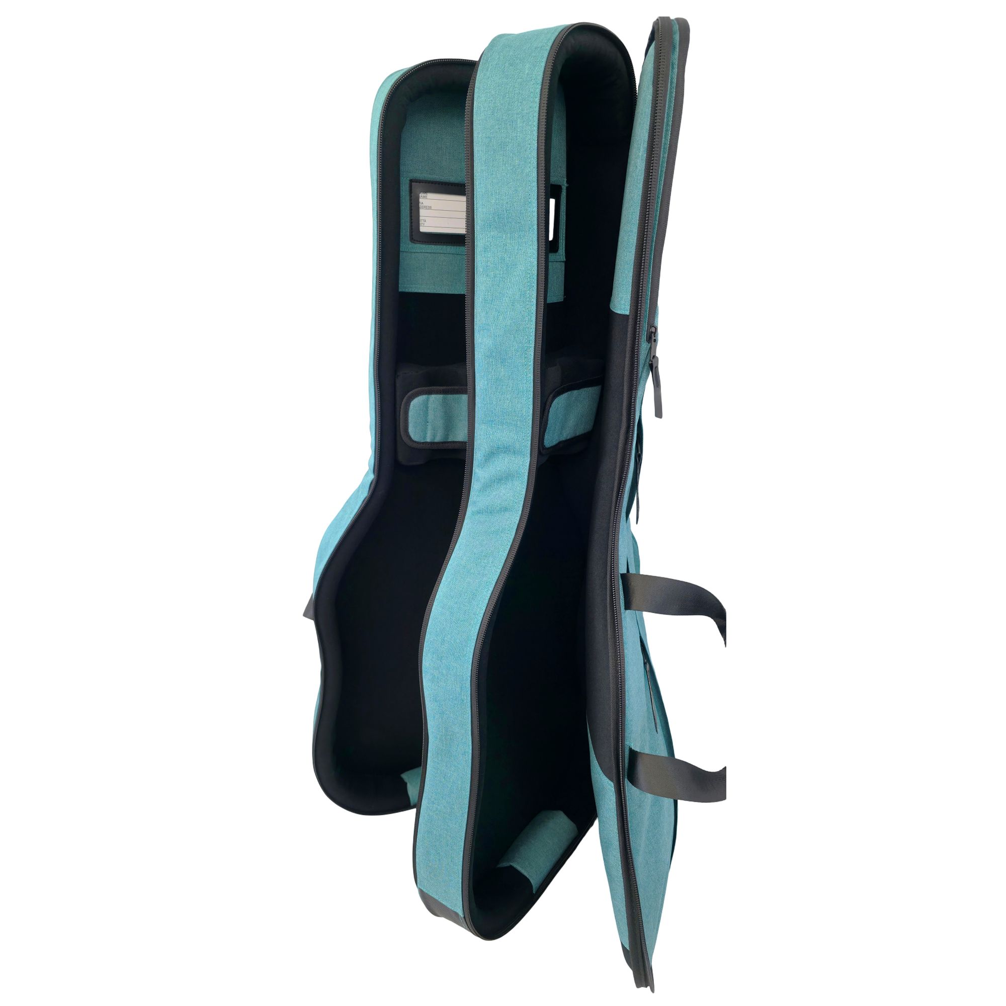 Ritter Gigbag Bern Double Electric Guitar, Aqual Green