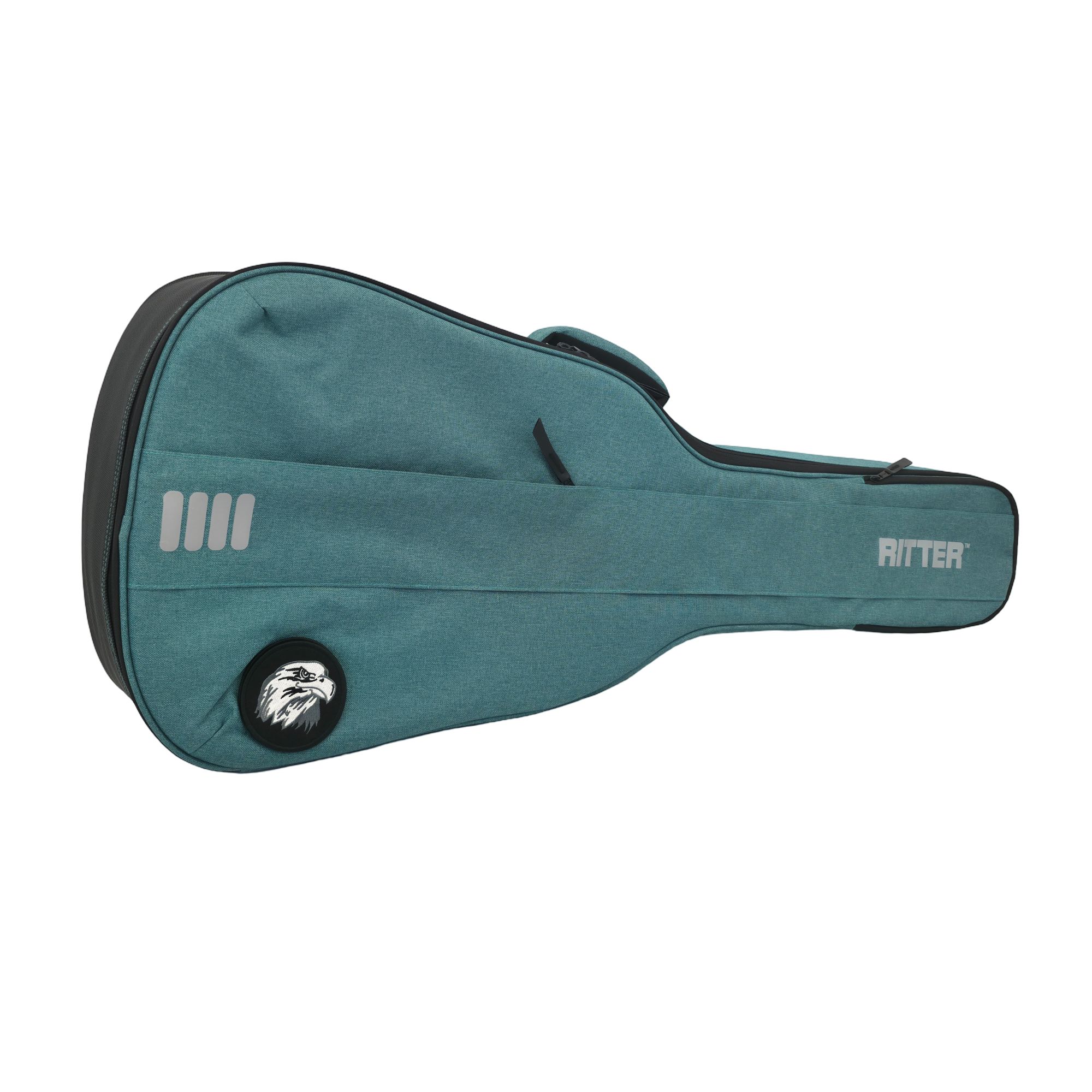Ritter Gigbag Bern Classical 3/4 Guitar, Aqua Green