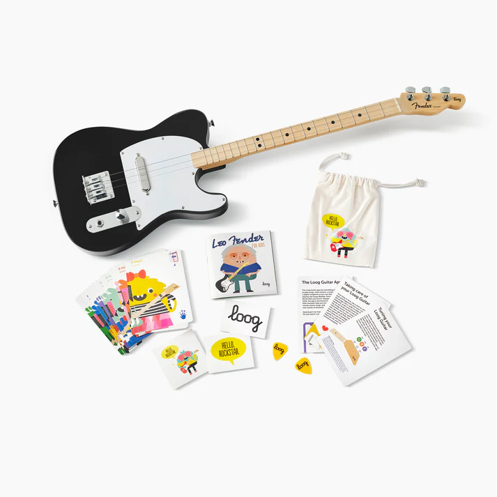Fender X Loog Telecaster Electric Guitar - Black Fender X Loog Telecaster Electric Guitar - Black