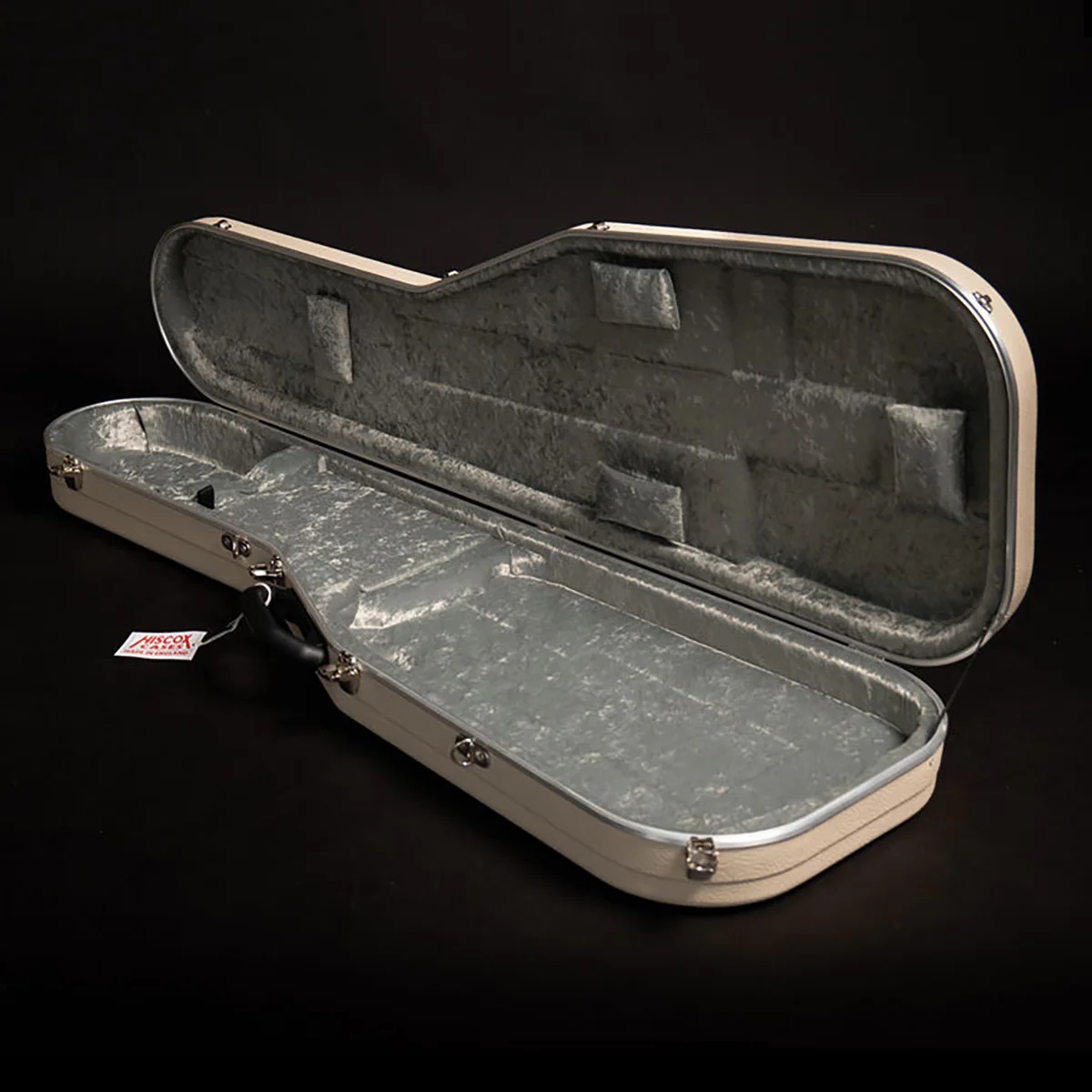 Hiscox EBS E-Basskoffer, ivory