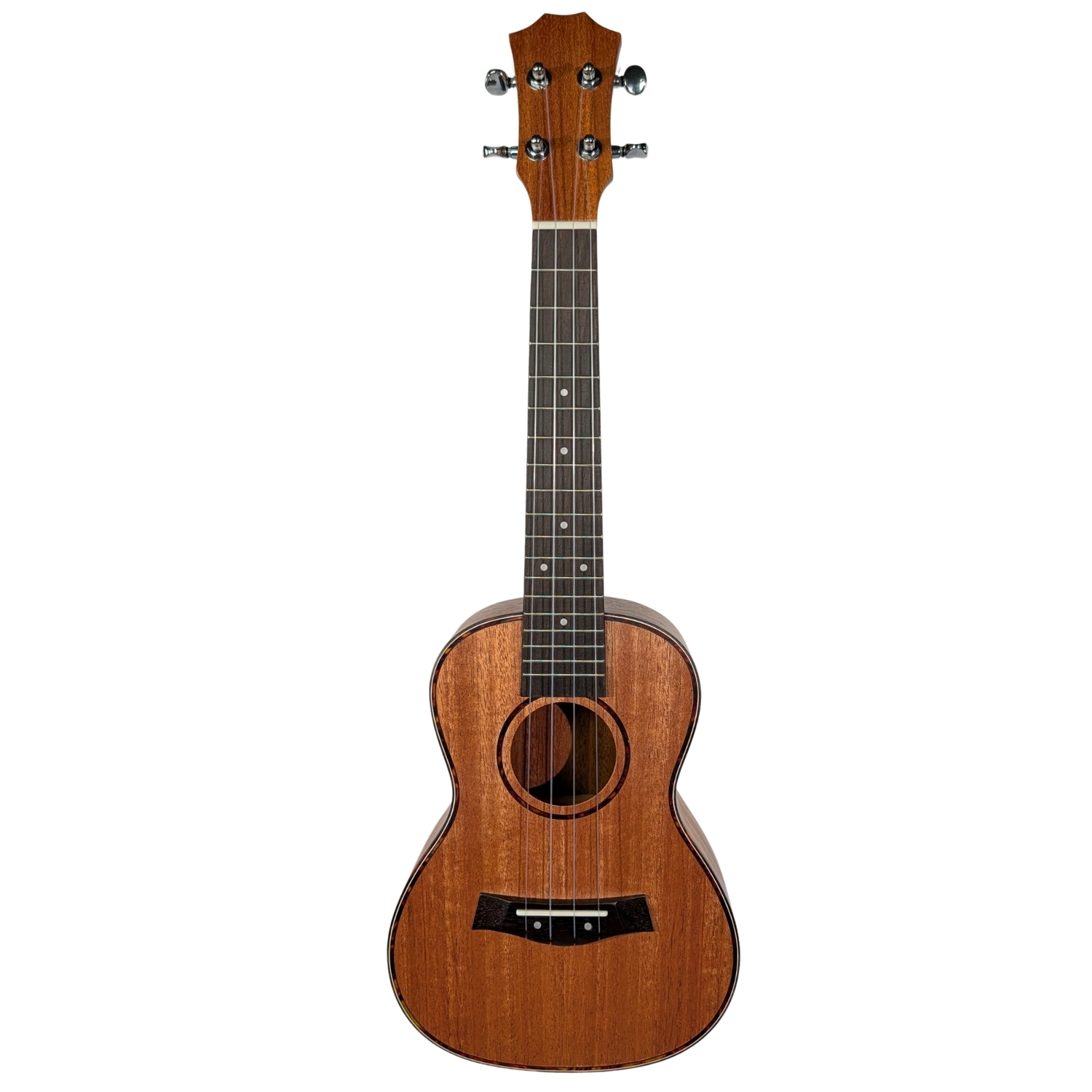 NoName Ukulele Mahagoni UK-MMTT Konzert mit Tasche