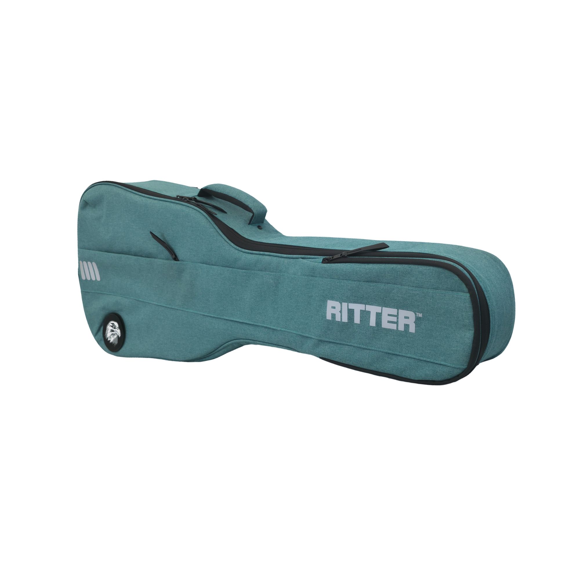 Ritter Gigbag Bern Classical 1/2 Guitar, Aqua Green