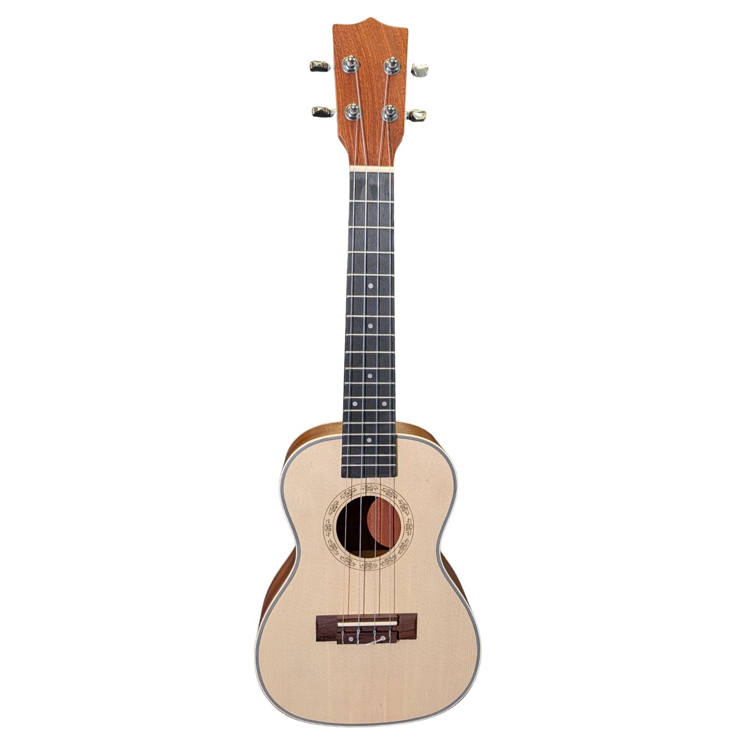 NoName Ukulele Konzert Fichte / Mahagoni -SMGB 